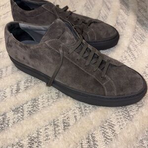 Common Projects Dark Gray Suede Sneakers